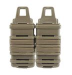 WISEONUS Multifunctional Fast Attach Double Polymer MP7 MAG Magazine Holster Holder Pouch Set Belt Molle System Small Vest Accessories