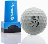 Ball Badge - Golf Ball Stamp, Self-Inking Golf Ball Stamper, Golf Ball Marker, Reusable Golf Ball Marking Tool to Identify Golf Balls - Reusable Ink Stamp (The Bitcoin Series) (Satoshi Smiley)