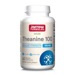 Jarrow Formulas, Theanine, 100mg, High Dose, 60 Vegan Capsules, Lab Tested, Gluten Free, Soy Free, Vegetarian, Non-GMO