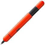 Lamy pico laser orange ballpoint pen - Innovative pocket pen - with one click in full size - metal barrel & line width M - incl. compact refill M 22 in black