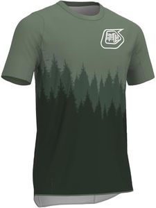 Maillot MTB,Camiseta De Manga Corta MTB para Hombre,Ropa De Ciclismo para Hombre,Ropa De Ciclismo/Motocross,Camisa De Bicicleta De Montaña,Textura Suave (Style-02,M)