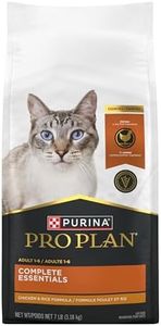 Purina Pro Plan Complete Essentials Dry Cat Food, Chicken & Rice - 3.18 kg Bag (1 Pack)