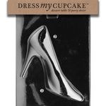 Dress My Cupcake DMCD055A Chocolate Candy Mold, High Heel Shoe-Piece 1