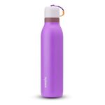 Owala FreeSip Twist Insulated Stainless Steel Water Bottle with Straw for Sports and Travel, BPA-Free, 24-oz, Purple/Purple (California Grapevine)