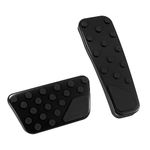 X AUTOHAUX Brake Pedal Pad Gas Accelerator Pedal Cover Set for Car Auto Black