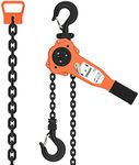 Amarite Manual Lever Chain Hoist, 10 feet Load Chain with 3300 lbs,1.5 ton Capacity