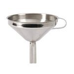 KitchenCraft KCFUNNELSS Stainless Steel Funnel with Filter, 13 cm, Silver