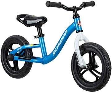 Schwinn Koen Boys Bike for Toddlers and Kids, 12-Inch Balance Bike, Blue