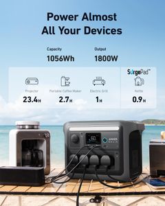 Anker SOLIX C1000 Portable Power Station – High-Capacity Backup
