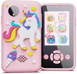 Bluedeal Kids Smartphone Toy with MP3 Player | Kids Mobile | Phone with Dual Camera | Selfi Phone Toy for Kids | 8 MP Camera | in-Built Games with 2.4" Screen | MP3 Mobile for Girls and Boys (Pink)