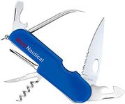 Maxam Multi-Function Sailor/Boating Knife, ideal for Fishing, or Sailing - Cutting Blade, Bottle Opener, Screwdriver, Reamer, Saw, Corkscrew, Marlin Spike