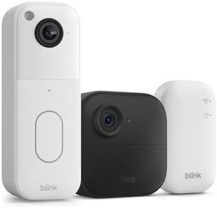 Blink Video Doorbell + Outdoor 4 – Wireless smart security cameras, head-to-toe HD view, two-year battery life. Sync Module Core included – 1 camera system + Video Doorbell