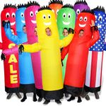 LookOurWay Air Dancers Inflatable Tube Man Costume, Red