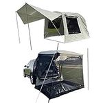 SUV Tents, SUV Rear Tent, SUV Camping Tent, Portable Waterproof Roof Tent, Car Awning Sun Shelter, Family SUV Camping Tent, for SUV Minivan Hatchback Camping Outdoor Travel