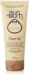 Sun Bum original spf 50 Sunscreen Face Lotion | Vegan and Reef friendly (Octinoxate & Oxybenzone Free) Broad Spectrum Fragrance-Free Moisturizing Uva/uvb Sunscreen with Vitamin E |3 Oz, 3 ounces