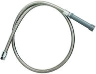 T&S Brass Hose, 44 Flexible Stainless Steel (Gray Handle)