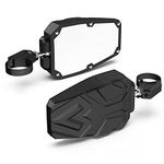 UTV Side Mirrors with 1.65" -2" Roll Bar, TXZSXS RZR Side Mirrors Compatible with Polaris RZR, Can Am Maverick X3, Kawasaki Teryx, Talon, Arctic Cat Wildcat, Gator, CFMOTO, Pioneer Rhino, Yamaha YXZ