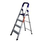 CIPLAPLAST 4 Step Ladder for Home Use | Aluminium Ladder | Ladder for Home Aluminium Foldable | Stairs for Home Use (4 Step)