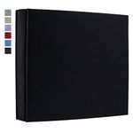 Vienrose Photo Album 6×4 600 Pockets Linen Cover Extra Large Capacity Picture Book Hold Horizontal and Vertical Photos Family Baby Wedding Black