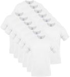 Gildan Men’s Ultra Cotton T-Shirt, Style G2000, MultiPack, White (12 Pack), X-Large