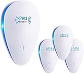 Ultrasonic Pest Repeller, Indoor Electronic Repellent Plug in Pest Control for Mice, Cockroaches, Ants, Fly, Mosquitoes, Rodent, Harmless to Pets and Human