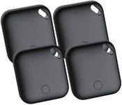 Air Tracker, Bluetooth Tracker Tag-4 Pack, Compatible with Apple Find My (iOS Only), Key, Luggage, Suitcase and Pet Item Finder, 90dB Beeping, IP67 Waterproof, Replaceable Battery, Worldwide Tracking.