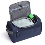 Toiletry Bag, Etercycle Hanging Wash Bag Travel Toiletry Bag Waterproof Bathroom Bag for Men and Women Travel Toiletry Makeup Organizer (Navy Blue)