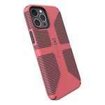 Speck Products CandyShell Pro Grip iPhone 12 Pro Max Case, Raspberry Kiss Red/Slate Grey (137609-9240)
