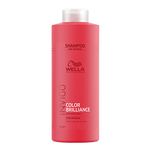 Wella Professionals Invigo Color Brilliance Professional Hair Care, Colour Protection for Fine/Normal Hair, Vibrant Hair Colour, Shampoo 1L