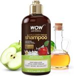 WOW Skin Science Apple Cider Vinegar Shampoo - Hair Growth Shampoo for Thinning Hair, Hair Loss & Dandruff Shampoo - Clarifying Shampoo for Restoration (Brown, 16.9 fl oz (Pack of 1))