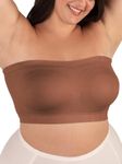 SHAPERMINT Convertible Strapless Bras for Women - Compression Wireless Bandeau Bra Top