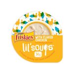 Friskies Lil' Soups Cat Food Complement, Flaked Chicken - 34 g Cup (8 Pack)