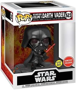 Funko PoP! Star Wars - Red Saber Series Darth Vader Glow Vinyl Figure, 10 cm Height