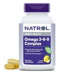 Natrol Omega 3-6-9 Complex Softgels, 60 Count