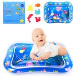 OSLINE Tummy Time Mat Baby Infant Toys 3-24 Months,Sensory Toys for Babies Inflatable Water Play Mat, Baby Easter Gifts for Portable Tummy Time Water Mat,Exercise Baby's Body & Strengthen Muscles