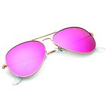 KALIYADI Sunglasses Men Pilot Style for Ladies Driving Sun glasses Polarised Lens 100% UV Blocking 62mm