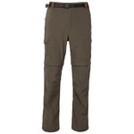 Trespass Men's Rynne Mosquito Repellent Quick Dry Trousers Pants with UV Protection and Zip off Legs, Olive, M UK