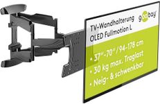 Goobay Fullmotion OLED (37-70) Tv Wall Mount, Black, Large