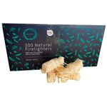 Eco Barn Natural Firelighters (Box of 300) Natural Fire Lighters for Wood Burners, Pizza Ovens & Open Fires. BBQ Lighters, Fire Starters for Log Burners – Genuine Eco-Barn Fire Wood & Eco Firelighters