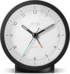 ZEON Round Analogue Alarm Clock wit