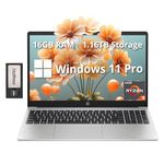 HP 255 G10 15.6" FHD Business Laptop, AMD Ryzen 3 7330U, 16GB RAM, 1.16TB Storage(1TB SSD+160GB Docking Station Set), AMD Radeon Vega 6 Graphics, Number Pad, Wi-Fi 6, HD Camera, Win 11 Pro, Gray