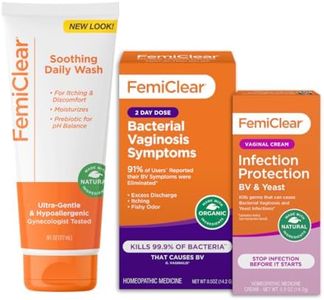 FemiClear Feminine Care Wash for Itching & Irritated Skin, (BV) Symptoms - Vaginal Ointment for Fishy Odor, Homeopathic Feminine Care, PH Balance for Women