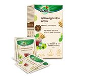 Zandu Ashwagandha Amla Ayurvedic Infusion, a Herbal Tea Enriched with 6 Ayurvedic Ingredients (25 Tea Bags)