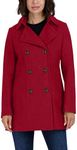 Nautica Women's Peacoat Wool Blend 