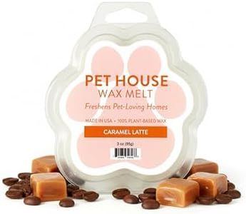 Pet House Caramel Latte Fall Scented Wax Melts - Natural, Long-Lasting, Plant Based Paw Shaped Wax Melts for Warmers Pack of 2