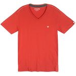 True Religion Men's V-Neck T-Shirt - red - XXL