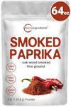 Smoked Paprika Powder 4lbs(64 oz) | Premium Source for Spice & Seasoning | Great Spanish Source with Sweet & Spicy Flavor for Meats Marinades and Dressings | Additive Free, Non-GMO, Bulk Supply