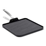 OXO Good Grips Pro Hard Anodized Nonstick 11" Griddle Pan, Dishwasher Safe, Oven Safe, Stainless Steel Handle, Black