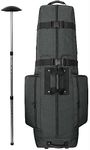 New CaddyDaddy Golf Constrictor with North Pole Club Protector Golf Bag Travel Cover, Gunmetal