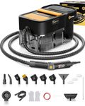 Gautye Steam Cleaner, 3 Level Adjustable Handle, 10s Heat Up, 2L Tank, Portable Handheld Steam Cleaner with 18 Accessories, Steamer Cleaning for Kitchen, Bathroom, Car, Counter Top, Tile, Floor